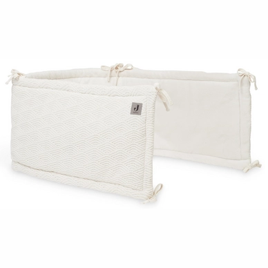 Laufstall/Bett-Kopfschutz Jollein River Knit Cream White (35 x 180 cm)