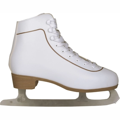 Ice Skates Nijdam Leather Classic Women White
