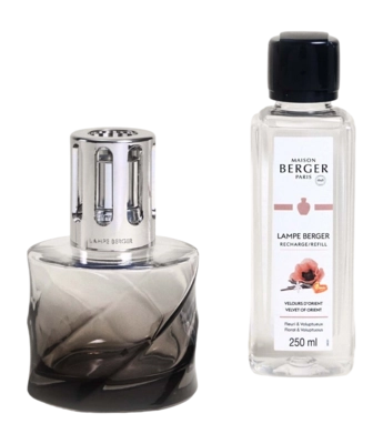 Giftset Maison Berger Lampe Berger Spirale Noire