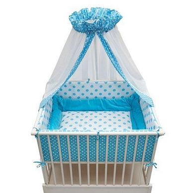 Hoofdbeschermer Jollein Rondom Dots Turquoise