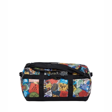 Travel Bag The North Face Base Camp Duffel TNF Red Stripe TNF Black Small
