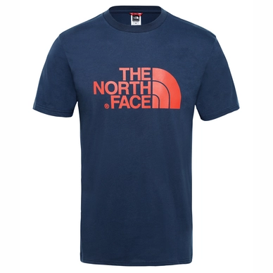T-Shirt The North Face SS Men Easy Tee Urban Navy Fiery Rouge
