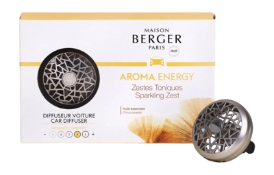 Profumatore auto con ricarica Maison Berger 4 cm, Aroma Energy - Agrumi tonici