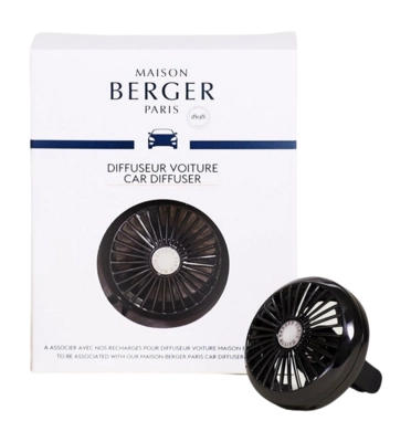 Parfum de Voiture Maison Berger Diffuser Car Wheel Gun Metal