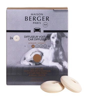 Autoparfum Maison Berger Navulling Fonctionnel Animaux 2 Stuks