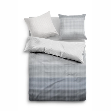 Bettwäsche Tom Tailor Blurred Grid Grey Mako Satin