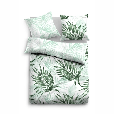 Bettwäsche Tom Tailor Botanical Green Glow Mako Satin