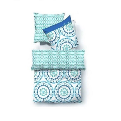 Bettwäsche Tom Tailor Bluebird Mandala Mako-Satin