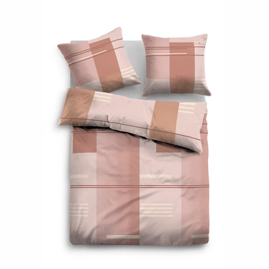 Bettwäsche Tom Tailor Geometric Salmon Mako Satin