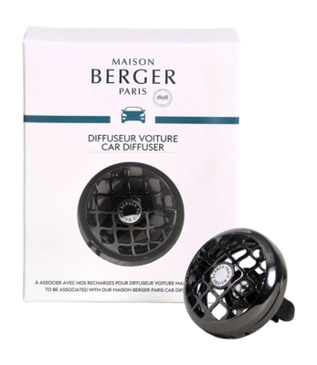 Parfum de Voiture Maison Berger Losse Diffuseur Los Résonance Gun Metal
