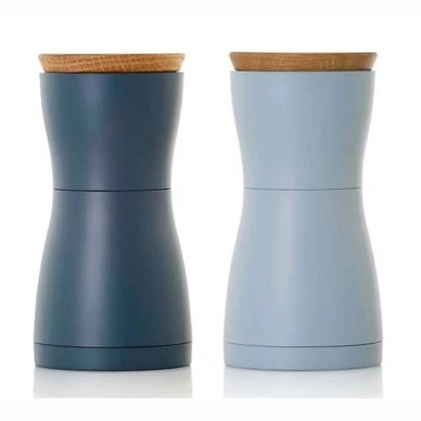 Moulin Sel et Poivre Adhoc Twin Blue 13,3 cm