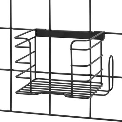 Korb iDesign Jayce Schwarz 20,8 x 15,3 cm