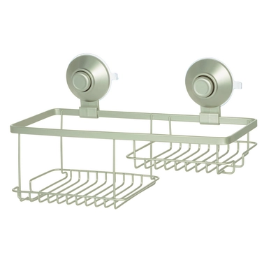 Support de Douche Avec Ventouse Beige iDesign Everett Push Lock