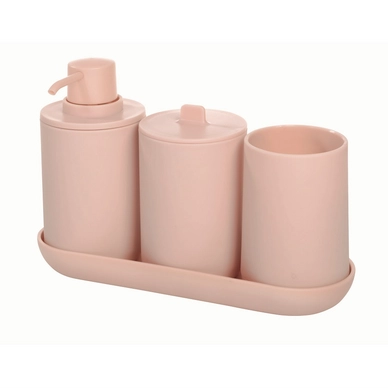 Badezimmer-Organizer iDesign Cade Badezimmer-Accessoire Rosa (4-teilig)