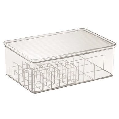 Badezimmer-Organizer iDesign Clarity Lippenstift und Make-up