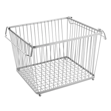 Organizer iDesign York Lyra Voorraadkast Zilver 10,7 x 31,8 cm