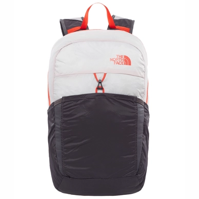 Rugzak The North Face Flyweight Pack Asphalt Grey Fiery Red