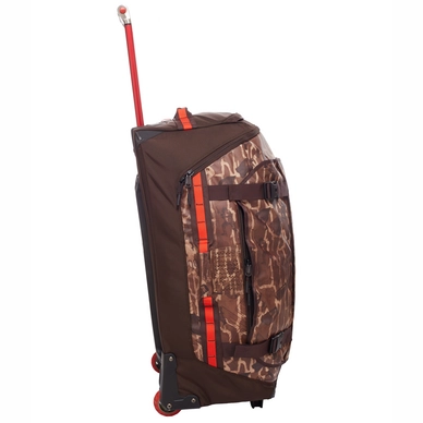 Travel Suitcase The North Face Rolling Thunder 80L Brown Print Outdoorsupply