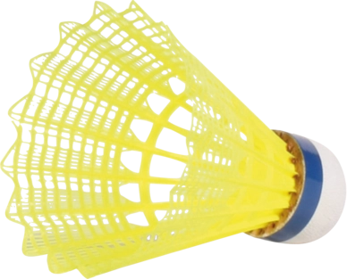 Badminton Shuttle Victor Nylon 2000 Medium Yellow (Koker van 6)