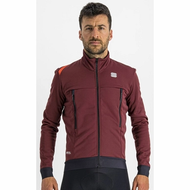 Veste de Cyclisme Sportful Men Fiandre Warm Jacket Red Wine