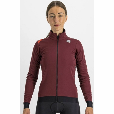 Veste de Cyclisme Sportful Women Fiandre Medium W Jacket Red Wine