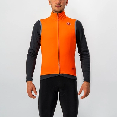 Veste de Cyclisme Castelli Men Perfetto Ros Vest Orange