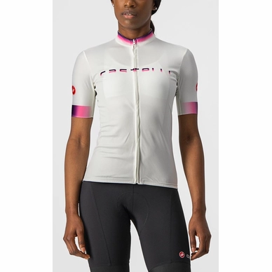 Fietsshirt Castelli Women Gradient Jersey Ivory