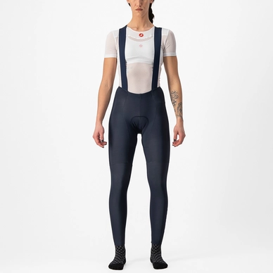 Fietsbroek Castelli Women Free Aero Race Bibtight Savile Blue