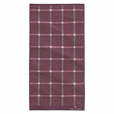 Badlaken Tom Tailor Karo Mauve