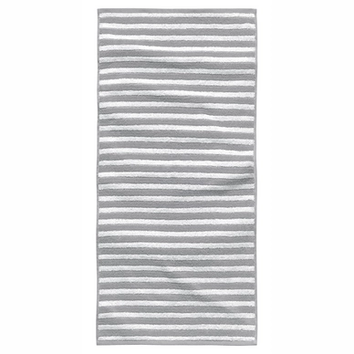 Serviette de Toilette Tom Tailor Melange Stripe Silver (Set de 2)
