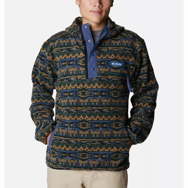Pullover Men Columbia Helvetia Hoodie Spruce 80s Stripe Print