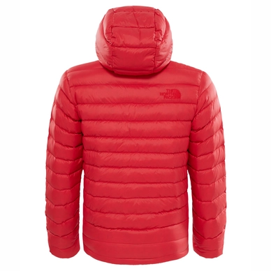 Winterjas The North Face Boys Aconcagua Down Hoodie Red