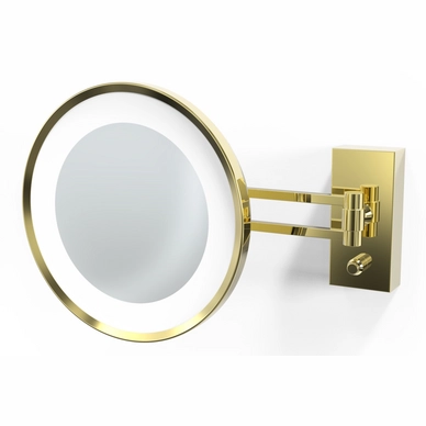 Make-up spiegel Decor Walther BS 36/V LED Gold (5x magnification)