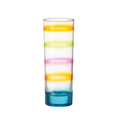 Longdrinkglas Leonardo Rainbow Blue (6-delig)