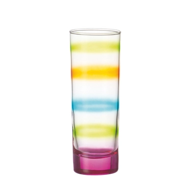 Longdrinkglas Leonardo Rainbow Pink (6-delig)