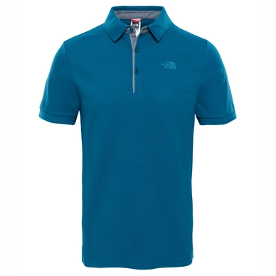 Polo Shirt The North Face Men Premium Pique Blue Coral