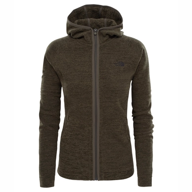 Vest The North Face Women Nikster Full Zip Hoodie New Taupe Green Dark Heather