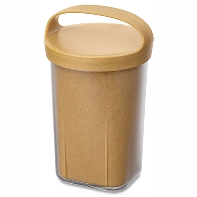 Snackcontainer Koziol Bio-Circulair Buddy ISO met Deksel 550 ml Bruin
