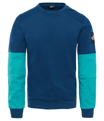 Longsleeve The North Face Men Fine Crew Sweat Lt Blue Wing Teal
