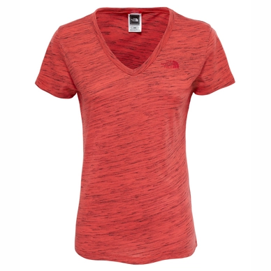 T-Shirt The North Face Women S/S Simple Dome Tee Cayen Red/TNF Black