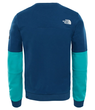 Longsleeve The North Face Men Fine Crew Sweat Lt Blue Wing Teal