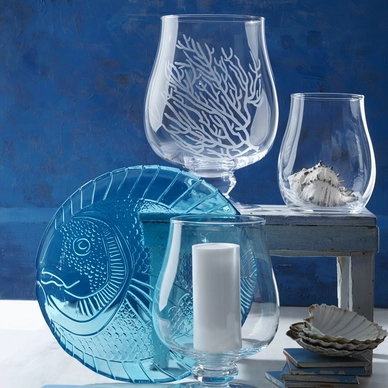 Serveerschaal Leonardo Lido Plate Fish 33 Blue (6-delig)