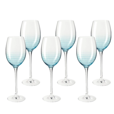 Wijnglas Leonardo Cheers Azzurro (6-delig)