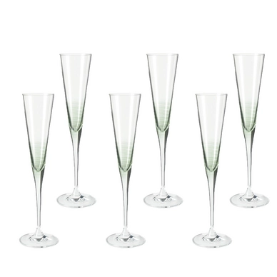 Champagneglas Leonardo Cheers Verde (6-delig)