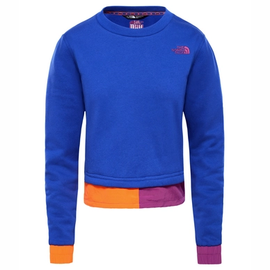 Trui The North Face Women 92 Rage Fleece Cropped Crew Aztec Blue Rage Combo