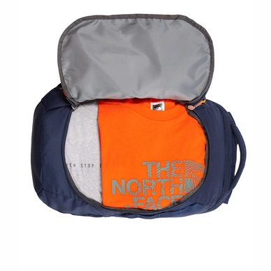 Rugzak The North Face Pivoter Cosmic Blue Colortone Print/Shocking Orange