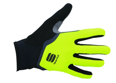 Fietshandschoen Sportful Men Gel Long Finger Yellow Fluo Anthracite