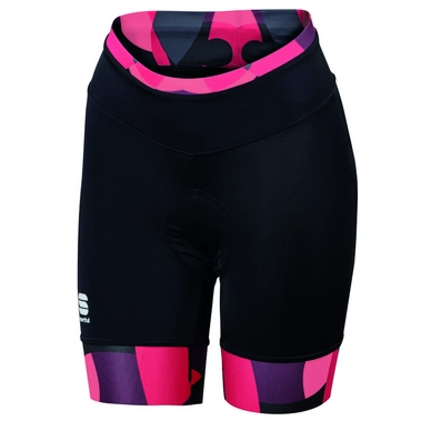 Fietsbroek Sportful Women Primavera Short Black Pink