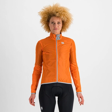 Fahrradjacke Sportful Hot Pack Easylight Jacket Orange Sdr Damen