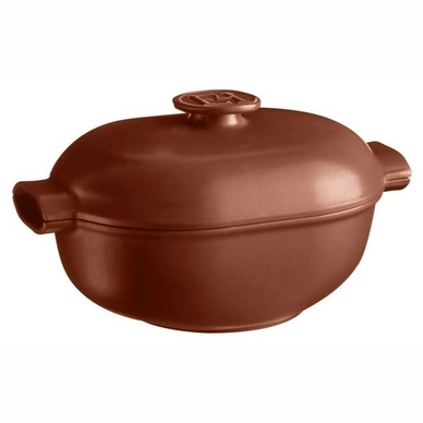 Kookpan Emile Henry Ovaal Delight Sienne 4,5 L